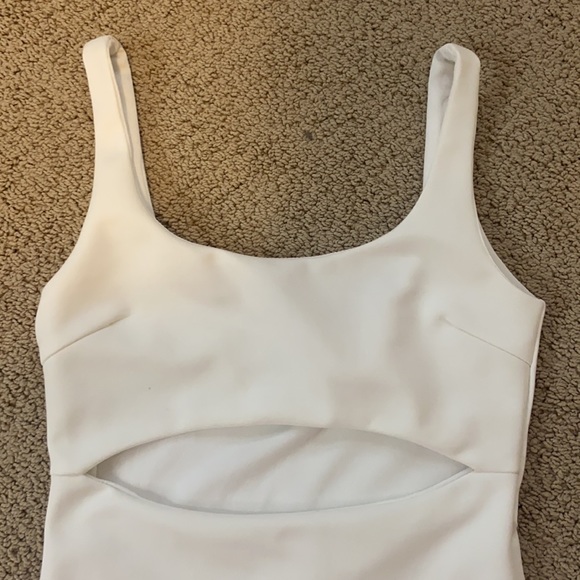 Tiger Mist White Cut Out Dress - Picture 3 of 6